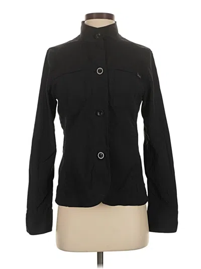 Pre-owned Eddie Bauer Long Sleeve Blouse In Black