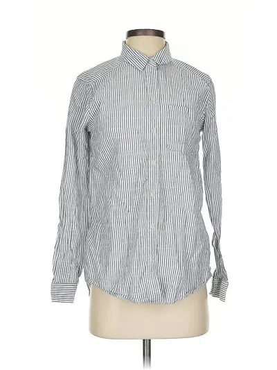 Pre-owned Eddie Bauer Long Sleeve Button Down Shirt In Gray