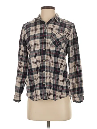Pre-owned Eddie Bauer Long Sleeve Button Down Shirt In Gray