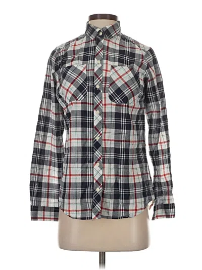 Pre-owned Eddie Bauer Long Sleeve Button Down Shirt In Gray