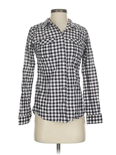 Pre-owned Eddie Bauer Long Sleeve Button Down Shirt In Gray