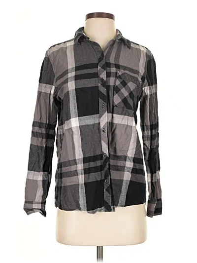 Pre-owned Eddie Bauer Long Sleeve Button Down Shirt In Gray
