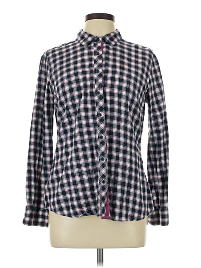 Pre-owned Eddie Bauer Long Sleeve Button Down Shirt In Pink