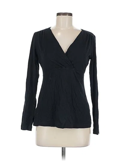 Pre-owned Eddie Bauer Long Sleeve T-shirt In Black