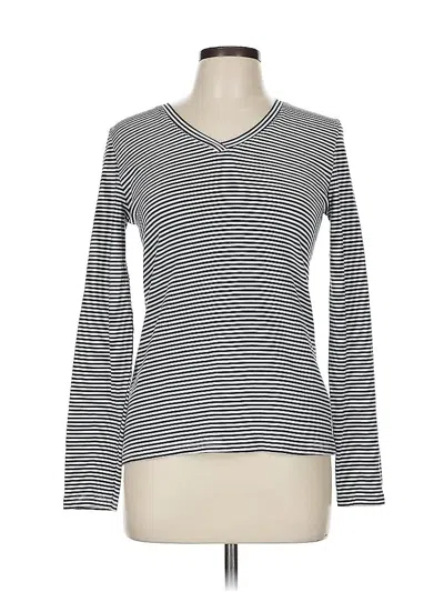 Pre-owned Eddie Bauer Long Sleeve T-shirt In Blue