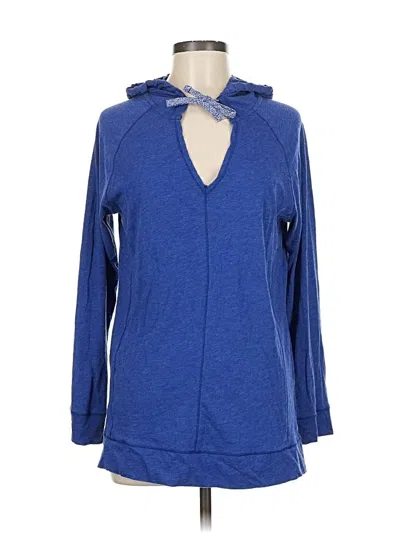 Pre-owned Eddie Bauer Long Sleeve T-shirt In Blue