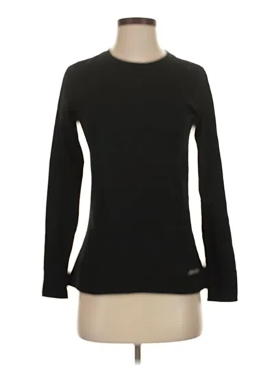 Pre-owned Eddie Bauer Long Sleeve T-shirt In Black
