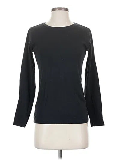 Pre-owned Eddie Bauer Long Sleeve T-shirt In Black