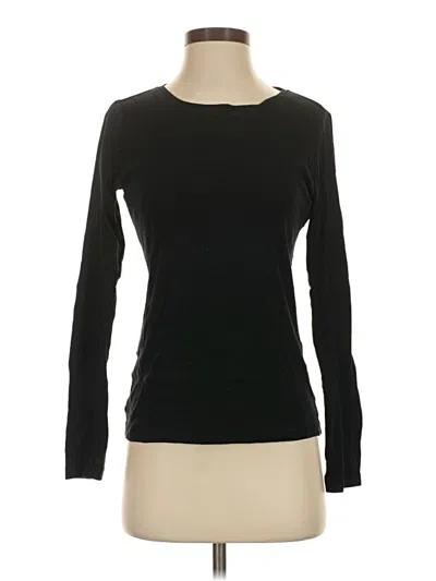 Pre-owned Eddie Bauer Long Sleeve T-shirt In Black