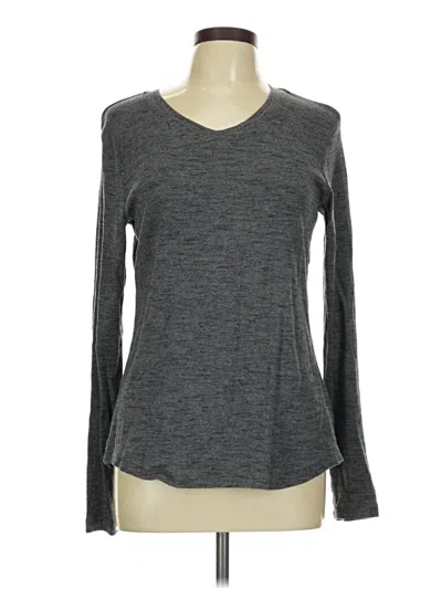 Pre-owned Eddie Bauer Long Sleeve T-shirt In Gray