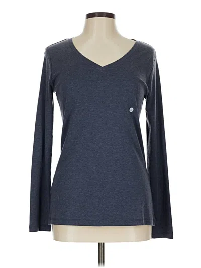 Pre-owned Eddie Bauer Long Sleeve T-shirt In Gray