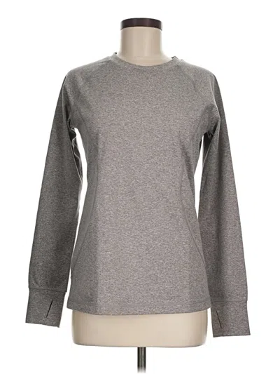 Pre-owned Eddie Bauer Long Sleeve T-shirt In Gray