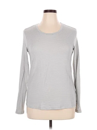 Pre-owned Eddie Bauer Long Sleeve T-shirt In Gray