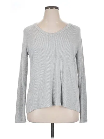 Pre-owned Eddie Bauer Long Sleeve T-shirt In Gray
