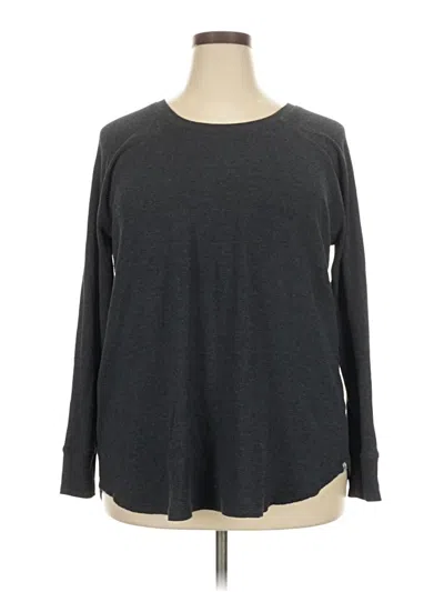 Pre-owned Eddie Bauer Long Sleeve T-shirt In Gray