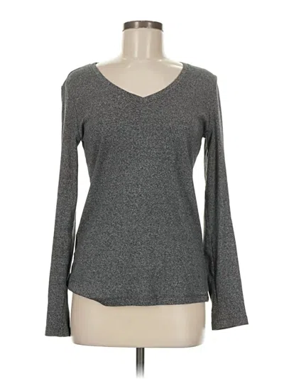 Pre-owned Eddie Bauer Long Sleeve T-shirt In Gray
