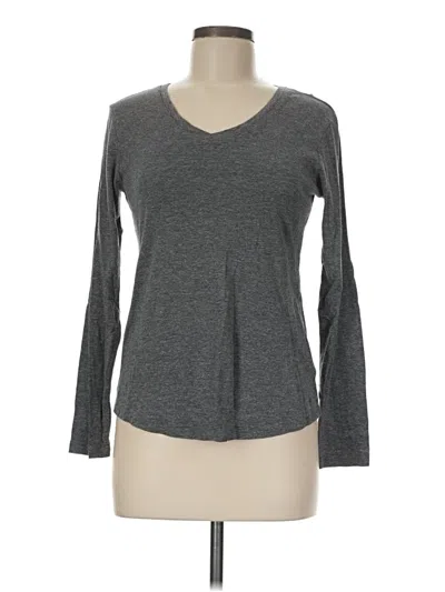 Pre-owned Eddie Bauer Long Sleeve T-shirt In Gray