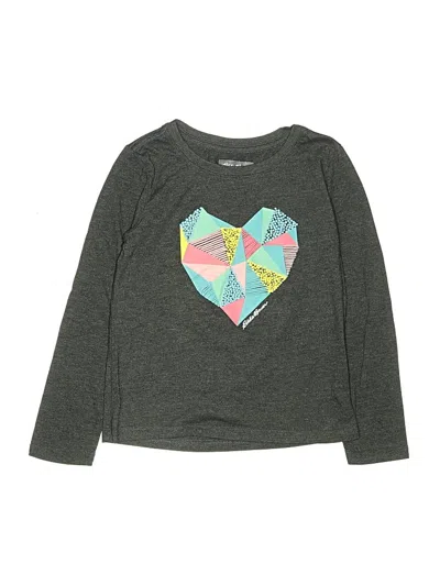Pre-owned Eddie Bauer Kids' Long Sleeve T-shirt In Gray