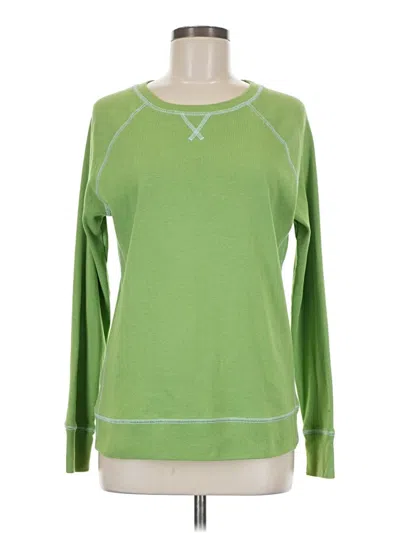 Pre-owned Eddie Bauer Long Sleeve T-shirt In Green