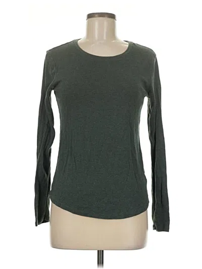 Pre-owned Eddie Bauer Long Sleeve T-shirt In Green