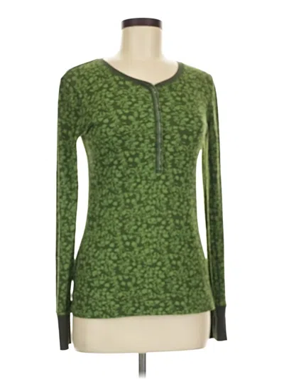 Pre-owned Eddie Bauer Long Sleeve T-shirt In Green