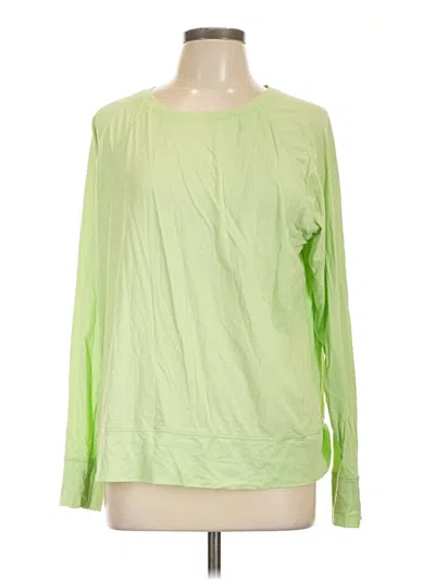Pre-owned Eddie Bauer Long Sleeve T-shirt In Green