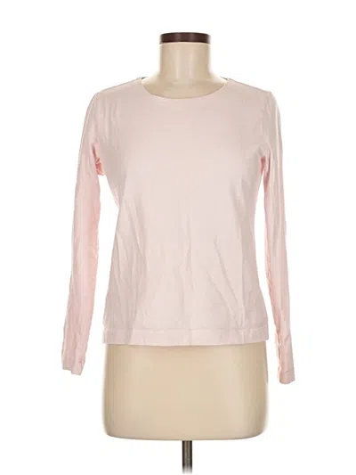 Pre-owned Eddie Bauer Long Sleeve T-shirt In Pink