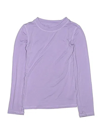 Pre-owned Eddie Bauer Kids' Long Sleeve T-shirt In Purple