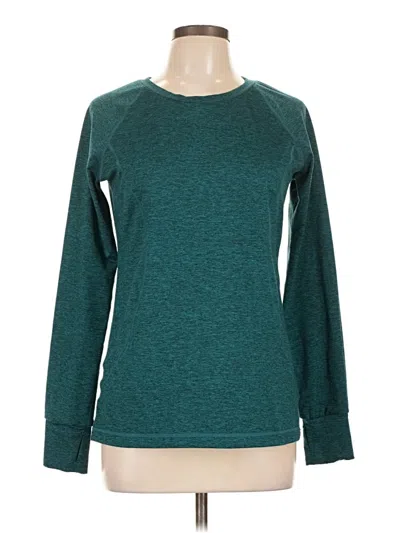 Pre-owned Eddie Bauer Long Sleeve T-shirt In Teal