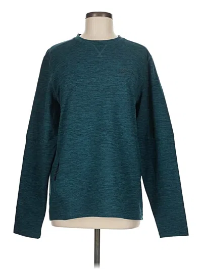 Pre-owned Eddie Bauer Long Sleeve T-shirt In Teal