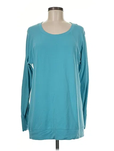 Pre-owned Eddie Bauer Long Sleeve T-shirt In Teal
