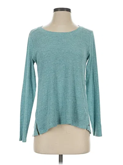 Pre-owned Eddie Bauer Long Sleeve T-shirt In Teal