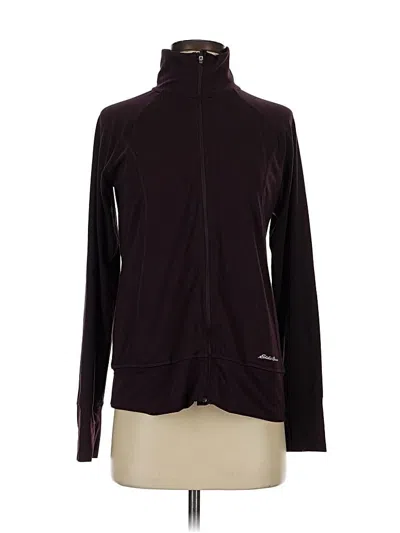 Pre-owned Eddie Bauer Long Sleeve Turtleneck In Burgundy