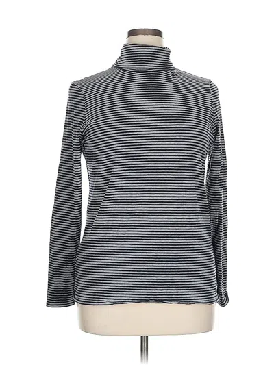 Pre-owned Eddie Bauer Long Sleeve Turtleneck In Gray