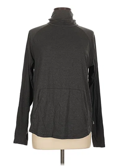 Pre-owned Eddie Bauer Long Sleeve Turtleneck In Gray