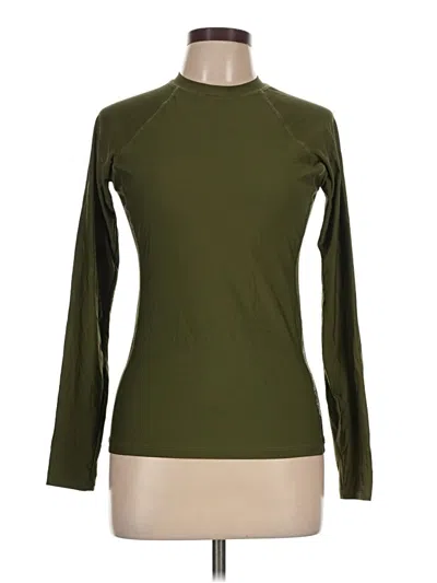 Pre-owned Eddie Bauer Long Sleeve Turtleneck In Green