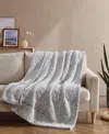 Eddie Bauer Lookout Mountain Heated Throw, 70" X 50" In White