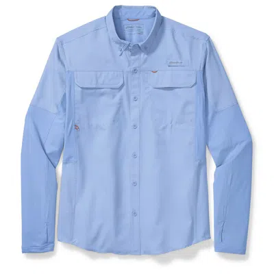 Eddie Bauer Men's Sunup Hybrid Long-sleeve Shirt In Blue