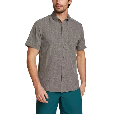 Eddie Bauer Men's Treadway Short-sleeve Shirt In Grey