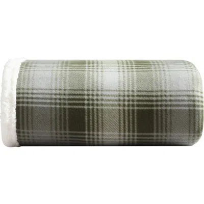 Eddie Bauer Nordic Plaid Throw Blanket In Dark Green