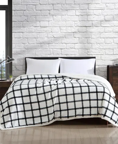 EDDIE BAUER PLAID ULTRA SOFT PLUSH FLEECE BLANKET, FULL/QUEEN