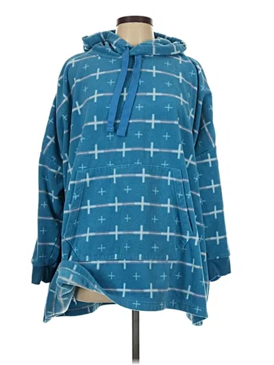 Pre-owned Eddie Bauer Poncho In Blue