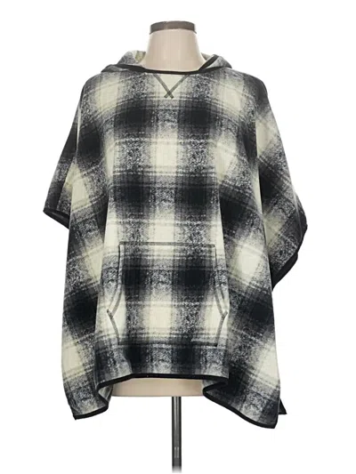 Pre-owned Eddie Bauer Poncho In Silver