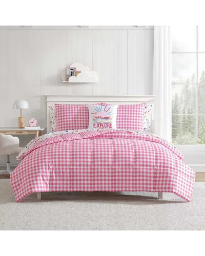 Eddie Bauer Preston Check Comforter Set In White