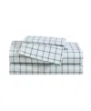 Eddie Bauer Printed 100% Cotton Percale 4-pc. Sheet Set, Full In Classic Tattersall Plaid