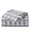 Eddie Bauer Printed 100% Cotton Percale 4-pc. Sheet Set, Full In Lakehouse Plaid