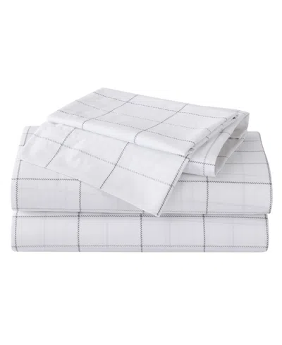 Eddie Bauer Printed 100% Cotton Percale 4-pc. Sheet Set, Full In Northern Plaid