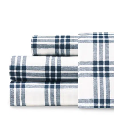 Eddie Bauer Printed 100% Cotton Percale 4-pc. Sheet Set, King In Basic Plaid