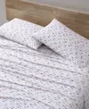 Eddie Bauer Printed 100% Cotton Percale 4-pc. Sheet Set, King In Canoe Lake Paddle