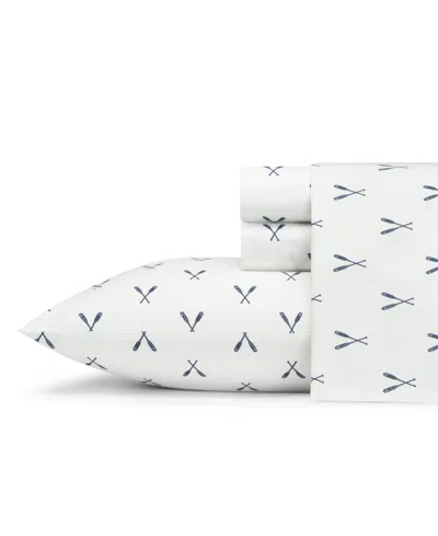 Eddie Bauer Printed 100% Cotton Percale 4-pc. Sheet Set, King In Oar